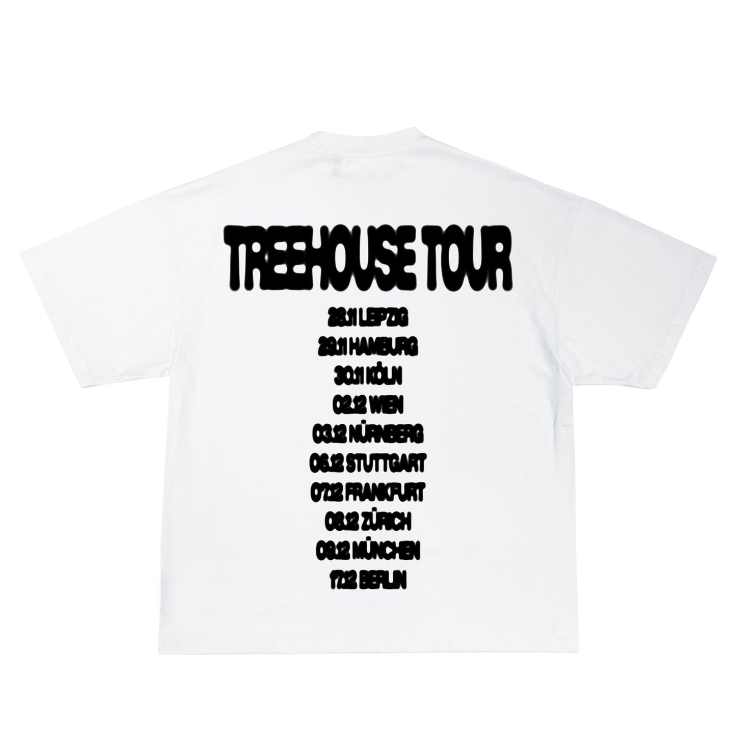 Badchieff - T-SHIRT - TREEHOUSE TOUR -weiß