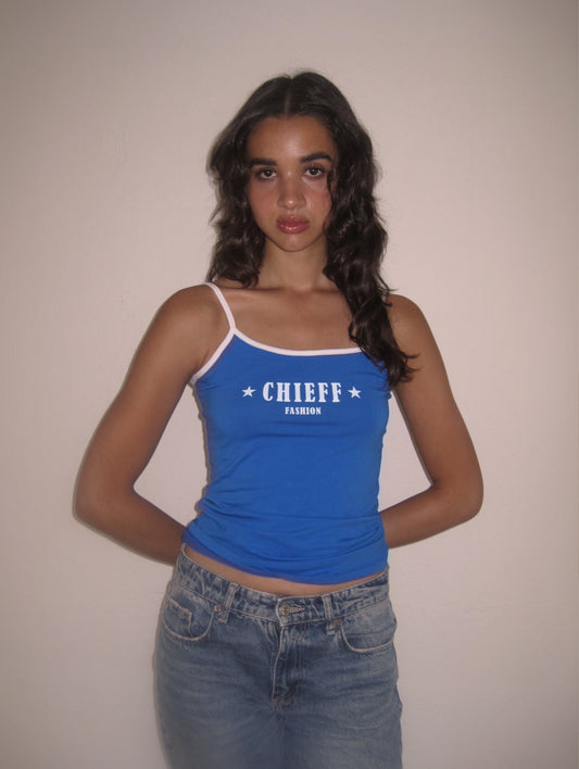 BADCHIEFF - CHIEFF FASHION TOP - blau